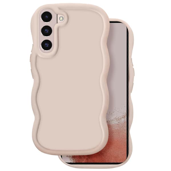 Etui til Galaxy S22 Silikon Støtsikker Candy-serie, Beige