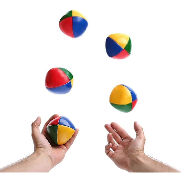 6 Pakke Jongleringsbolde Til Begyndere, Mini Kvalitets Jongleringsbolde