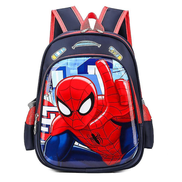 Toddlers Kids Boys Spiderman Ryggsekk Skulder Bag Ryggsekk B