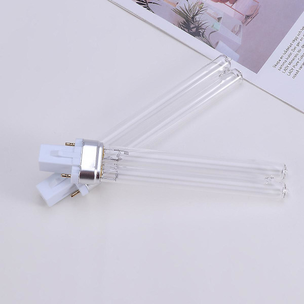 2 stk. 11W Ultraviolet UV Desinfektionslyslamper UV Steriliseringslys Pærer til Sterilisator Akvarium (G23 Lampesockel)