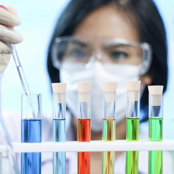 Laboratoriegummiproppar - 30 st Koniska Solida Silikonpluggar för Provrör och Kolvar