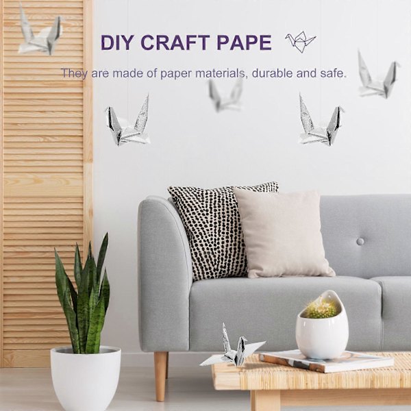 100 st Kvadratiska Origamipapper Handgjorda Vikpapper DIY Hantverkpapper