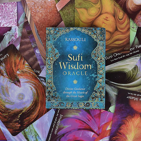 Sufi Wisdom Oracle Cards Tarotkort Spelkortspel En 44-kortslek Partyspel Pusselspel för att stärka vänskapen