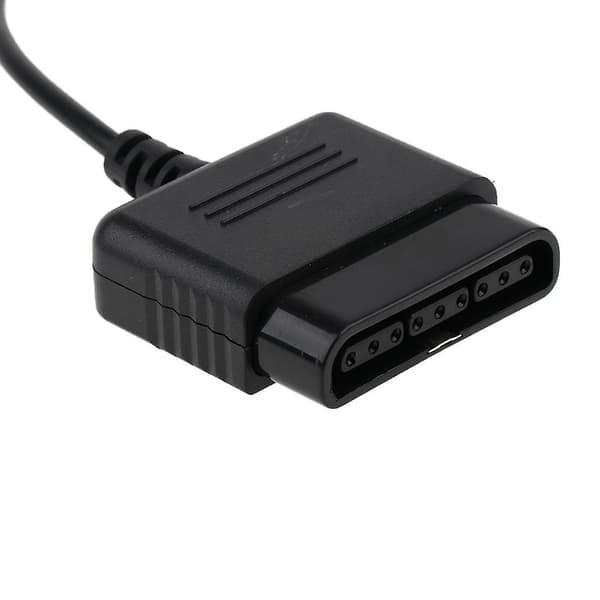 2x USB Controller Adapter Converter Kabel til Sony PlayStation 2 PS2 til PS3/PC