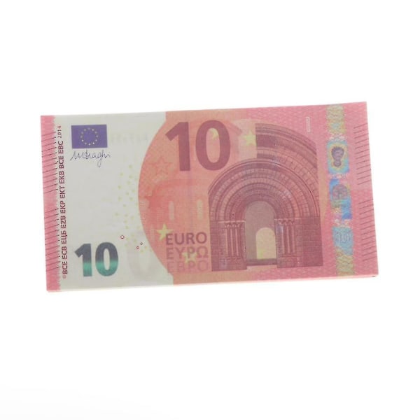 100 kpl Euro-rekvisiitta Play Fun Pretend Cash Prop Denomination Magic Props A C