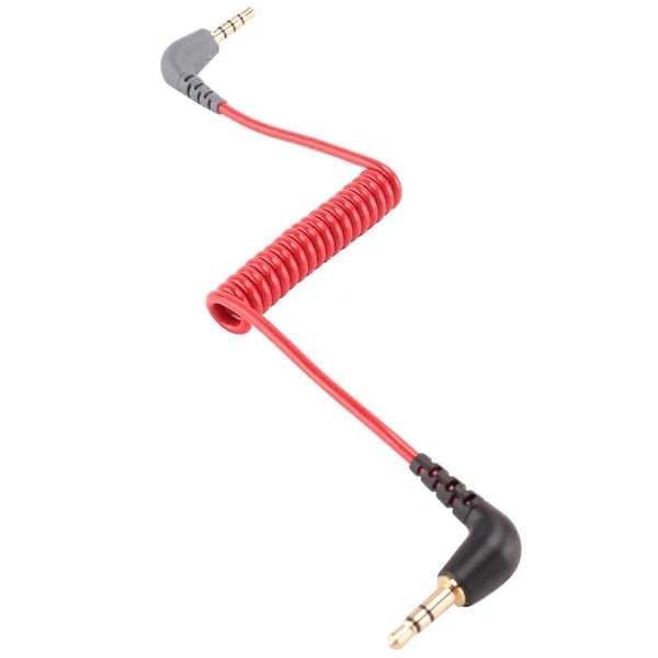 Korvaava 3,5 mm TRS - 3,5 mm TRRS -sovitinkaapeli iPhone RODE Sc7:lle VIDEOMIC GO:n Video Micro-t:lle