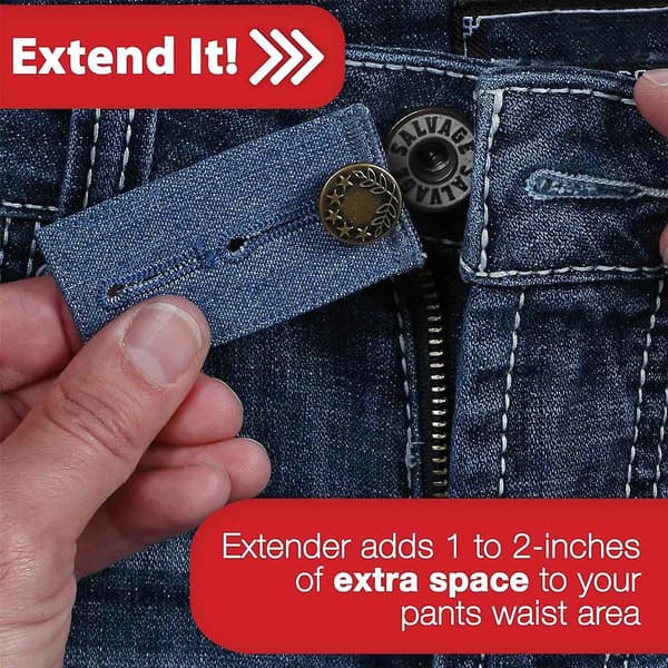 Buksestrop-Forlænger - Jeans-Knap-Forlænger