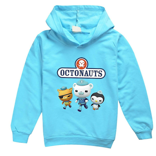 Octonauts Hoodies Barnkläder Octonaut Barn Rosa Sweatshirts Cartoon Sportswear Barn Långärmade Kawaii Pullovers