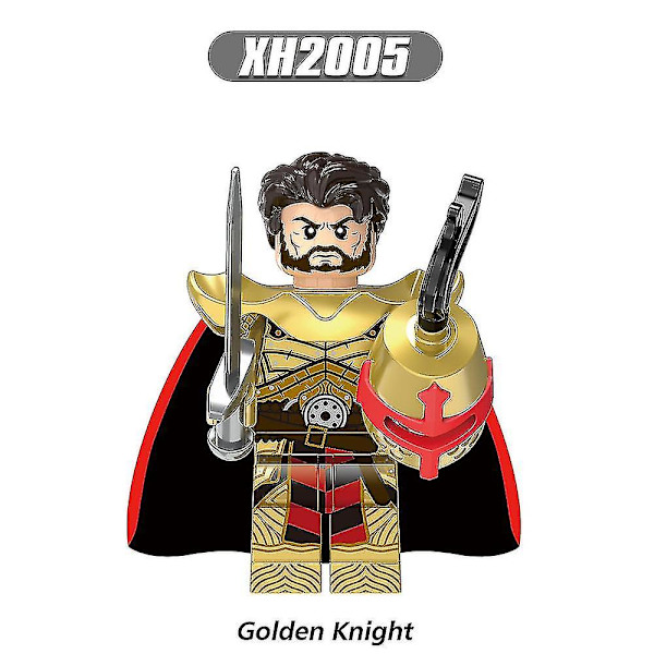 8 stk./sæt middelalderlige ridder actionfigurer byggeklodser kamp præst patron ridder samling minifigurer samleobjekter legetøj børn fans gaver