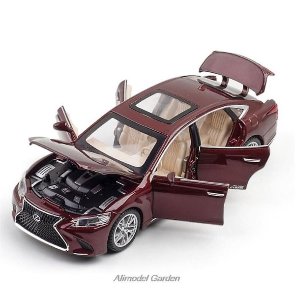 Lexus Ls500h Lekebil 1:32 I Metall, Diecasts Og Miniatyrkjøretøy, Julegave Til Gutt White