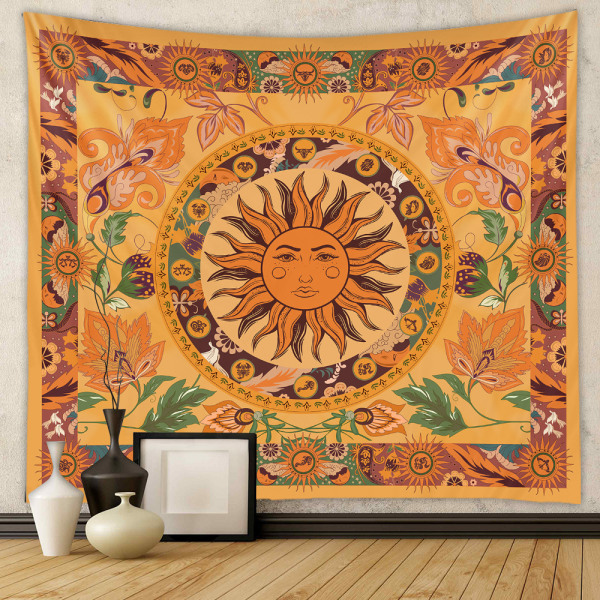 Bohemisk billedtæppe dekorativt stof indendørs hængende stof