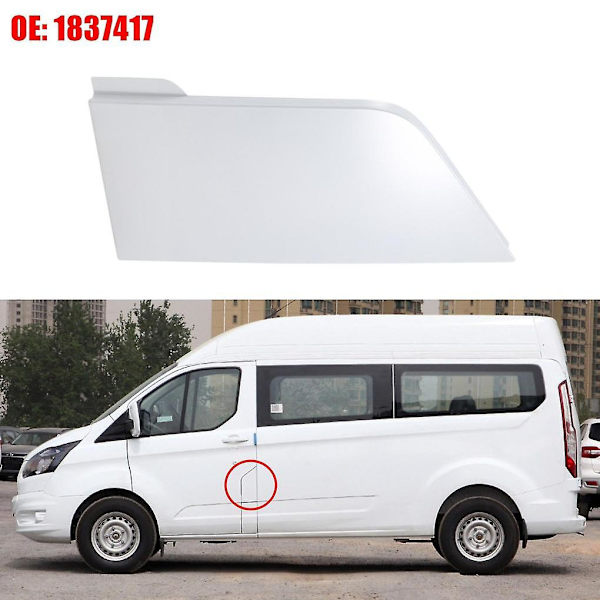 1837417 Til Transit Custom 2012-2016 Tankdæksel Klap Dør Dæksel Brændstof Benzin Påfyldningsdæksel Dæksel Hætte LANG