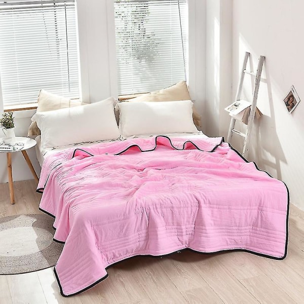 Ultraviilentävä peitto täys- ja kahdelle vuoteelle Erittäin pehmeät pestävät peitot aikuisille lapsille Pink 100x150