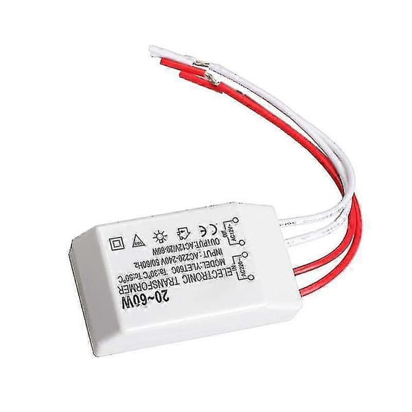 20-60w 12v Halogenlampe Elektronisk Transformator Spotlight Adapter Enhet