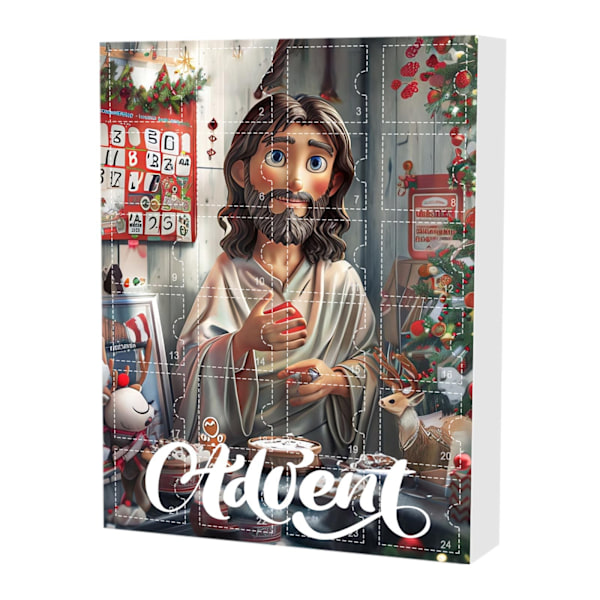 Julnedräkning blindbox påskhänge Jesushänge blindbox stil 1