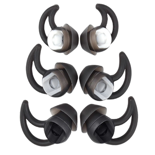 6 st Hörlursöverdrag Mjuka Flexibla Hörlursljudreducerande Spetsar För Bose Soundsport Qc30 Qc20