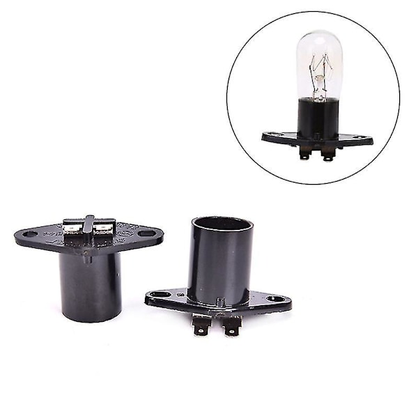 1 stk 250V 2A Mikrobølgeovn Lampeholder E14 Base Mikrobølgeovn Tilbehør