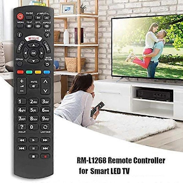 RM-L1268 Smart LED TV Fjärrkontroll för N2Qayb00100 N2QAYB Digital TV