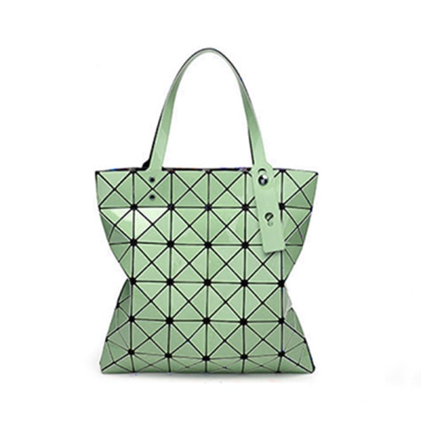 Damer Damer Japanska Issey Miyake Geometry Tygväskor Handväska Lingge Bag Travel light green
