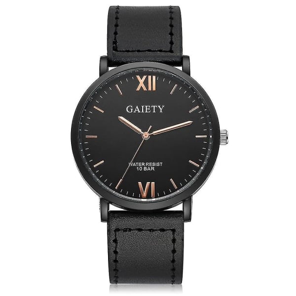 Luksus Casual Læder Armbånd Quartz Ure