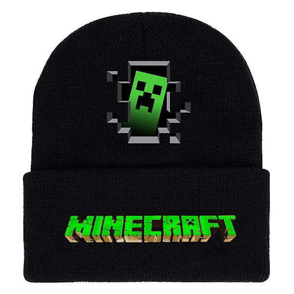 Women Men Unisex Beanie Hat Minecraft Knitted Beanie Winter Casual Hip Hop Skull Cap