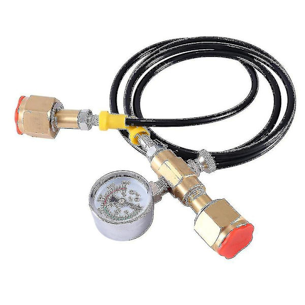Argon Co2 Fyllingstasjon Ladeadapter Til Små Sveisebeholdere, Med 1,5 Meter Myk Slange 250bar-xdd