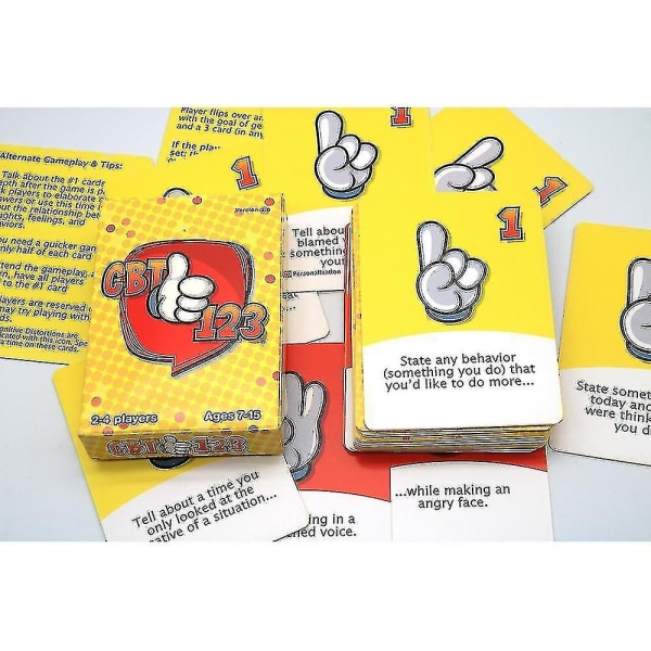 Cbt123 - Styr dine egne tanker, adfærd og følelser - Lærende kortspil, rejse- og bordspil