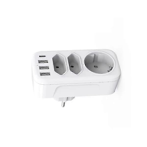 Trippel Stikkontakt Adapter 7 I 1