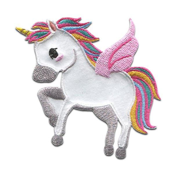 Lapp / Strykejern-på-lapp - Unicorn Vinger Unicorn - Strykejern-på-lapper