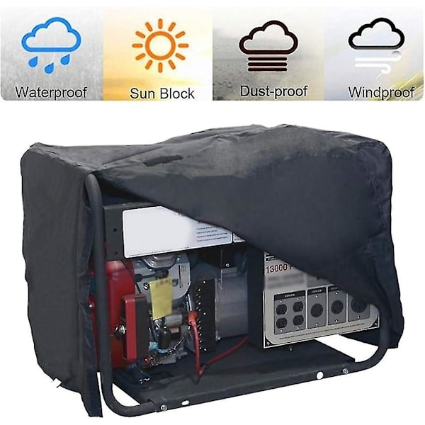 Generator Dæksel, Støv Dækker Generator Opbevaring Dæksel, 210d Oxford Beskyttelses Dæksel Til Skab Og Generator ( 81*61*61cm)