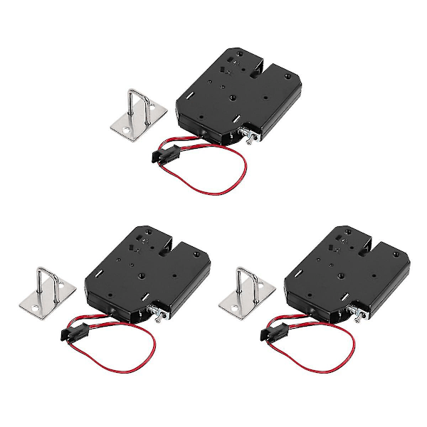 3x 12v 2a sähkömagneettinen lukko 150kg/330lb vikaturvallinen pitovoima sähkömagneettinen oven ohjaus S