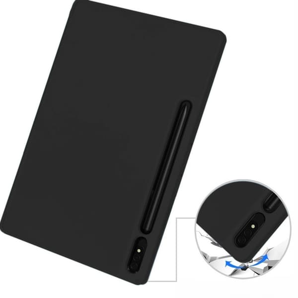 Smart Pen TPU-etui til Samsung Galaxy Tab S10 Plus (Sort)