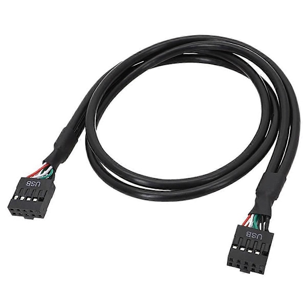 Emolevyn USB 9PIN Naaras-Naaras Sisäinen Kaapeli USB2.0 Sisäinen Emolevyn Liitäntäkaapeli