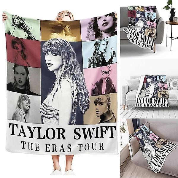 Taylor Swift The Eras Tour filt - mjuk och varm för sovrum, soffa, festdekorationer [DB] 70*100