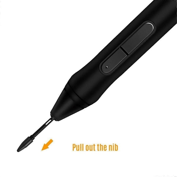 10 st Ersättningspennspetsar för HUION PN05 Stylus Pennspets för PW500 PW507 Q620M HS611 Kamvas Pro 16/1