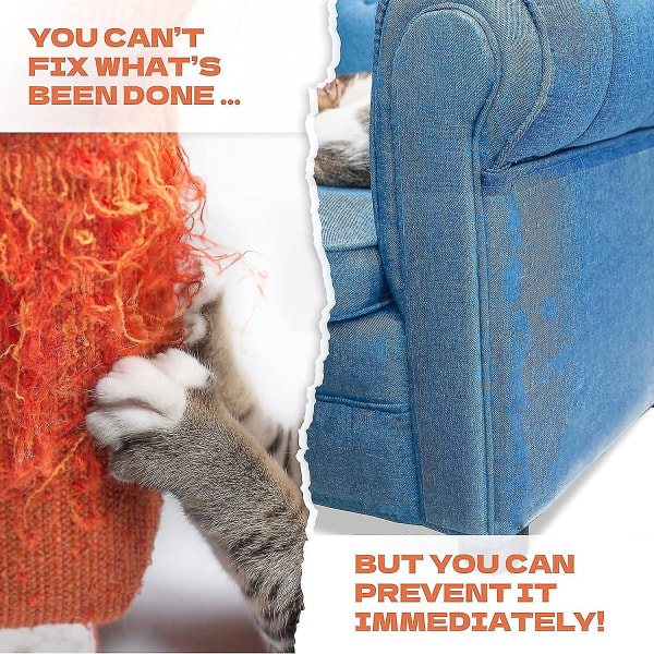 Cat Scratch Couch Protector - 8xl arkkia, kirkas erittäin kestävä, helppo muokata, jäänteetön huonekalusuojavalitut tuotteetsuositeltu tuote