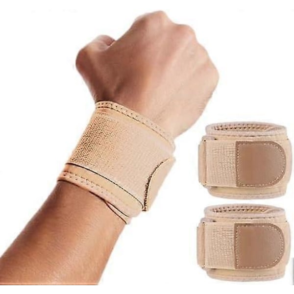 2-pack handledsstöd för sportskydd och smärtlindring, justerbart handledsstöd för tendinit, träning, tyngdlyftning, styrketräning