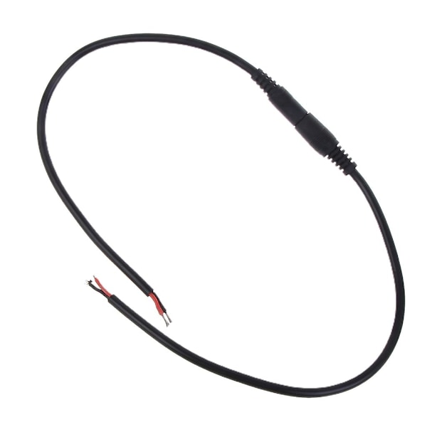 2,1 mm x 5,5 mm hann-hunn DC-pigtail-kontaktplugg for CCTV-sikkerhetskamera