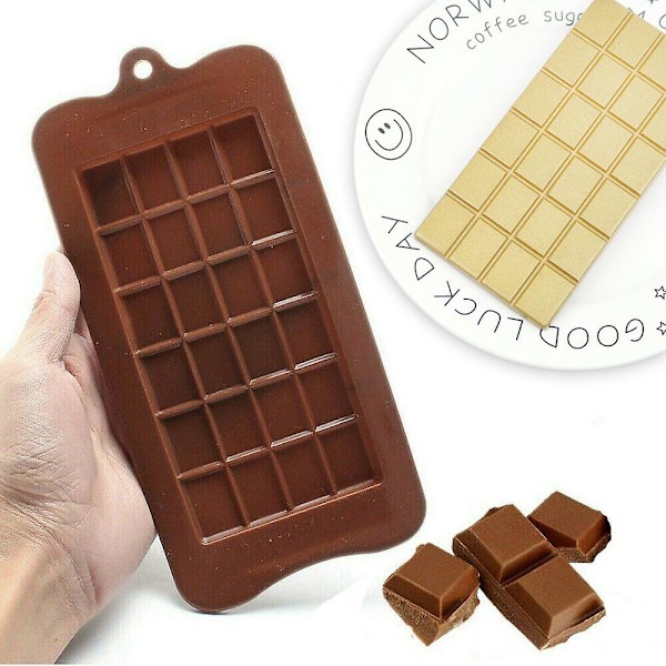 Chokoladeform Bar Block Slab Silikon Kage Dessert Form Maker
