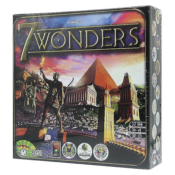 Julefest 7 Wonders Seven Wonders Voksen Showdown Casual Party Strategi Brettspill Kort