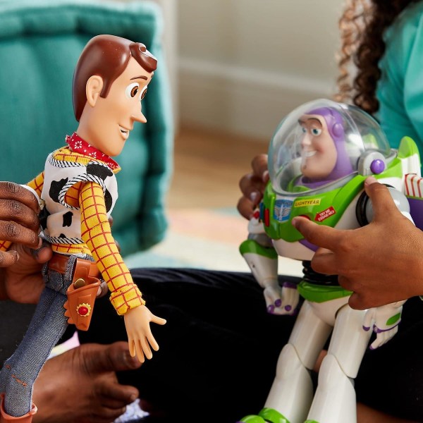 Toy Story Woody Interaktiv talende actionfigur, 35 cm/15 tommer, passende alder 3+