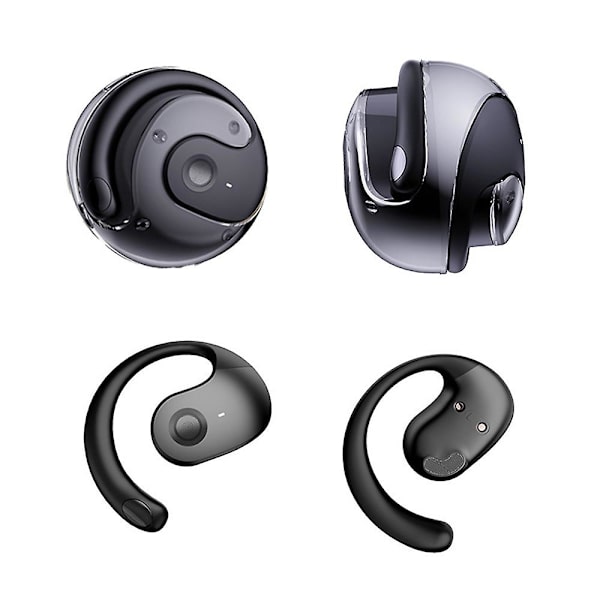 Trådløse Bluetooth Open-Ear Høretelefoner Ergonomisk Design Ørehager Stereo Ørepropper Høretelefon