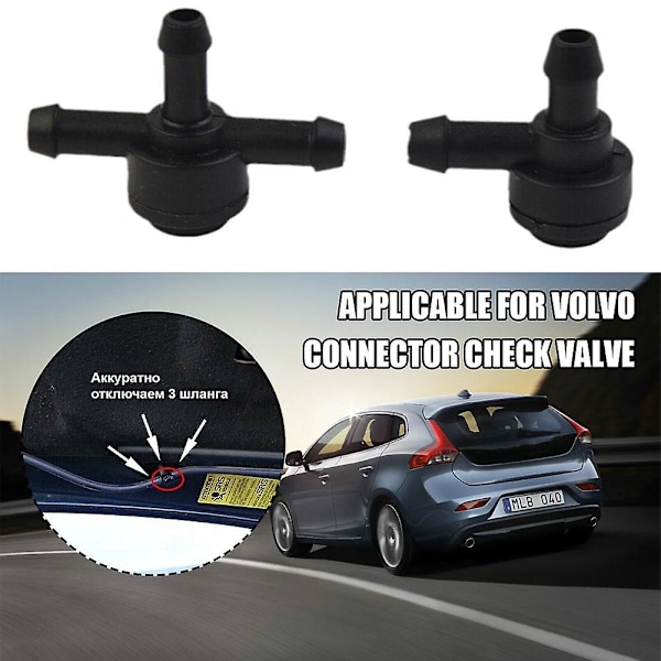 3-veis ventil sjekk slange/vindusspylerventil for VOLVO XC90 XC60