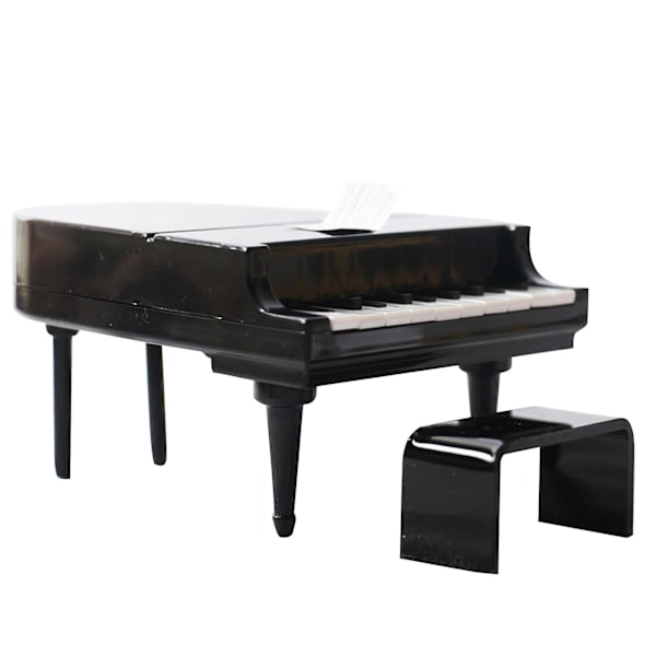 Miniatyr dukkehus simulering piano modell lomme flygel dekorasjon