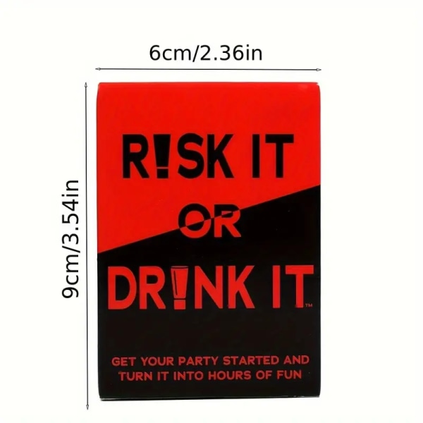 Risk It Or Drink It - Morsomt fest- og drikkespill for studenter