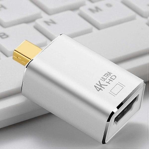 Mini Displayport (för Thunderbolt 2.0) till HDMI-adapter 4K Mini Dp till HDMI-omvandlare för Macbook Air