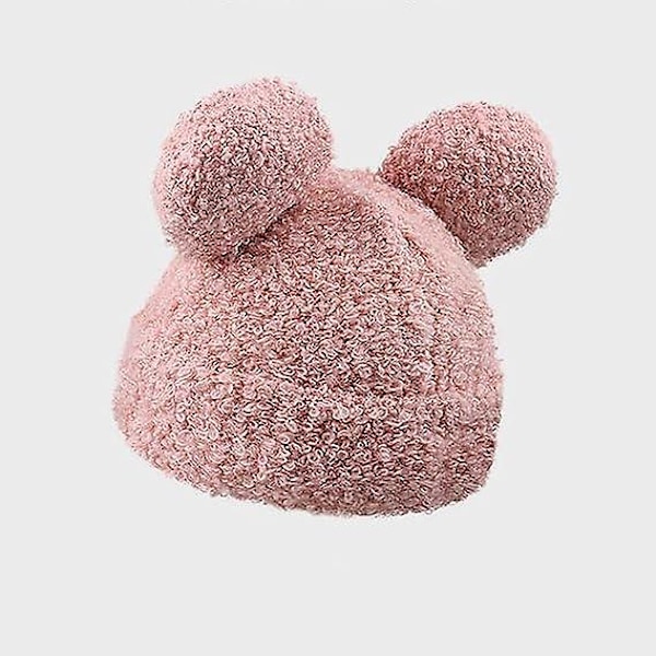 Damer Vinter Beanies Søde Uldlignende Strikket Frø Hat Kvinder Dame Pige Hæklet Får Julehatte
