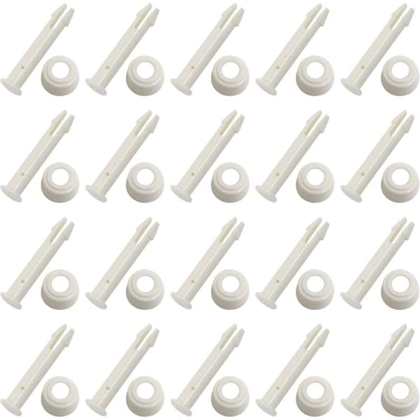 20 plastik pool samlestifter til almindelige pools, stifter med tætninger, reservedele til poolramme (5,5 cm)