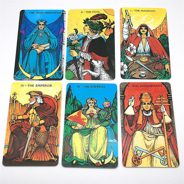Tarotkort, for Morgan Greer Tarot Deck Divinasjonsspillkort, Familiefestspill Puslespill for å styrke vennskap