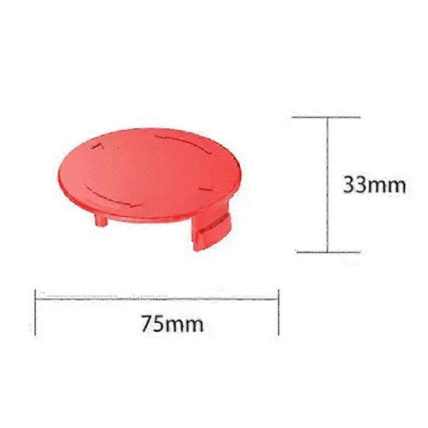 2 stk. Udskiftningsspole dæksel i plastik til Bosch AFS 23-37 trimmer, F016F04841 Edition